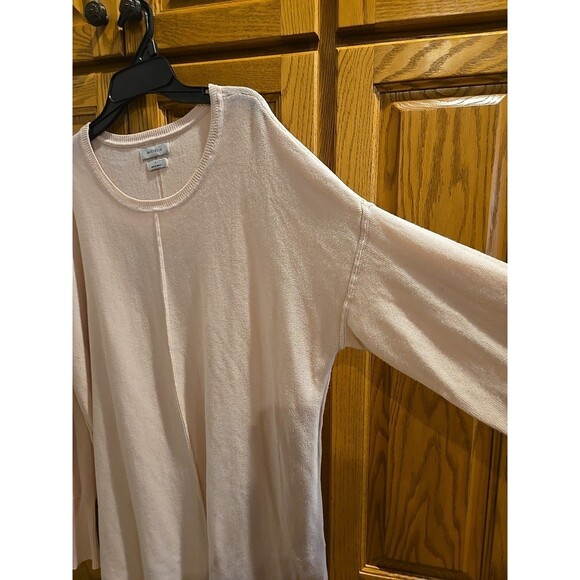 Van Heusen Womens Light Pink Sweater Pullover Long Sleeve Thin Knit  Size L Lady - Picture 10 of 16